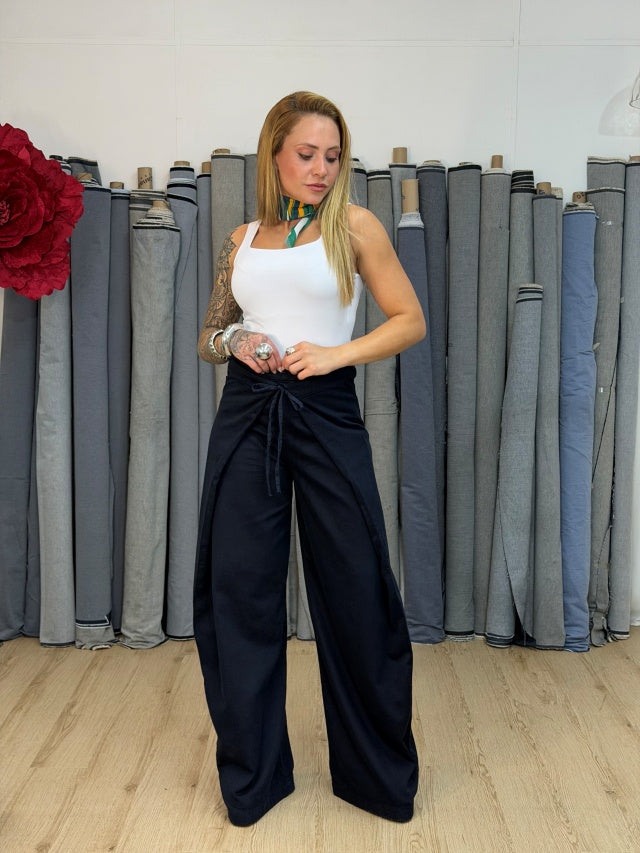 Calça Envelope Azul Marinho