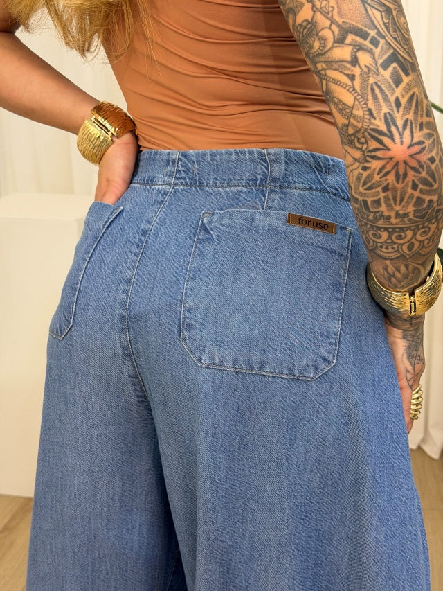 Calça envelope jeans