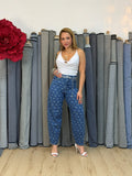 Calça Baggy Ballon Poa