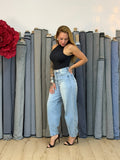 Calça Ballon azul clara