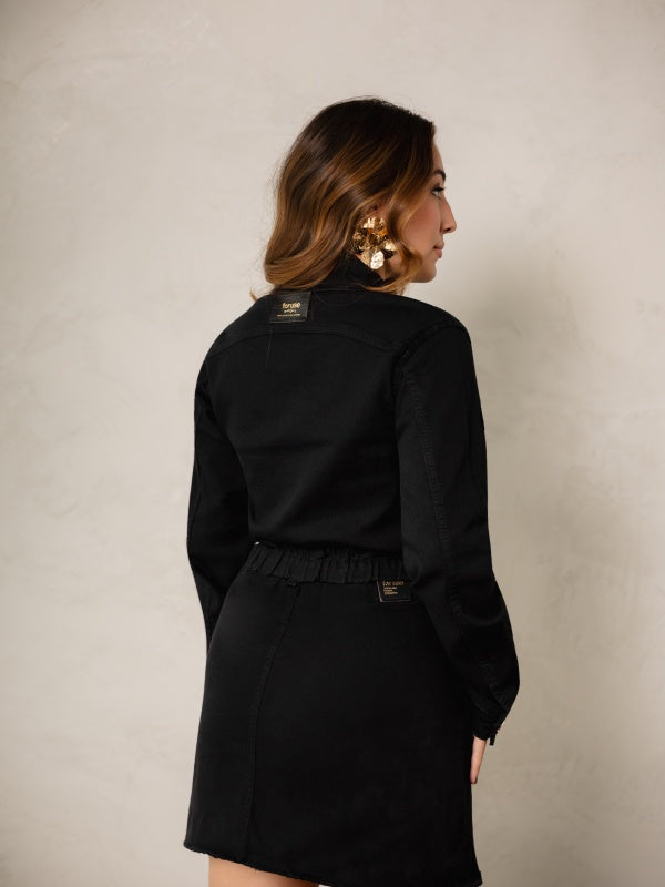 Jaqueta Cropped Preta