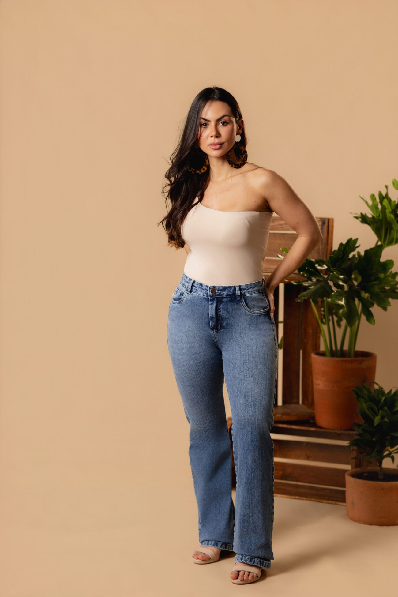 Calça Feminina Reta Tecnologia 360° Chapa Barriga - Imagem 5
