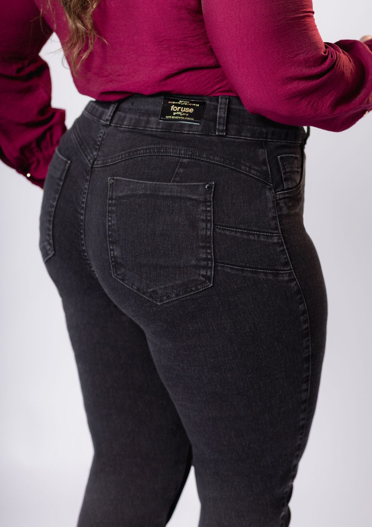 Calça Jeans Skinny Cintura Alta - Imagem 3