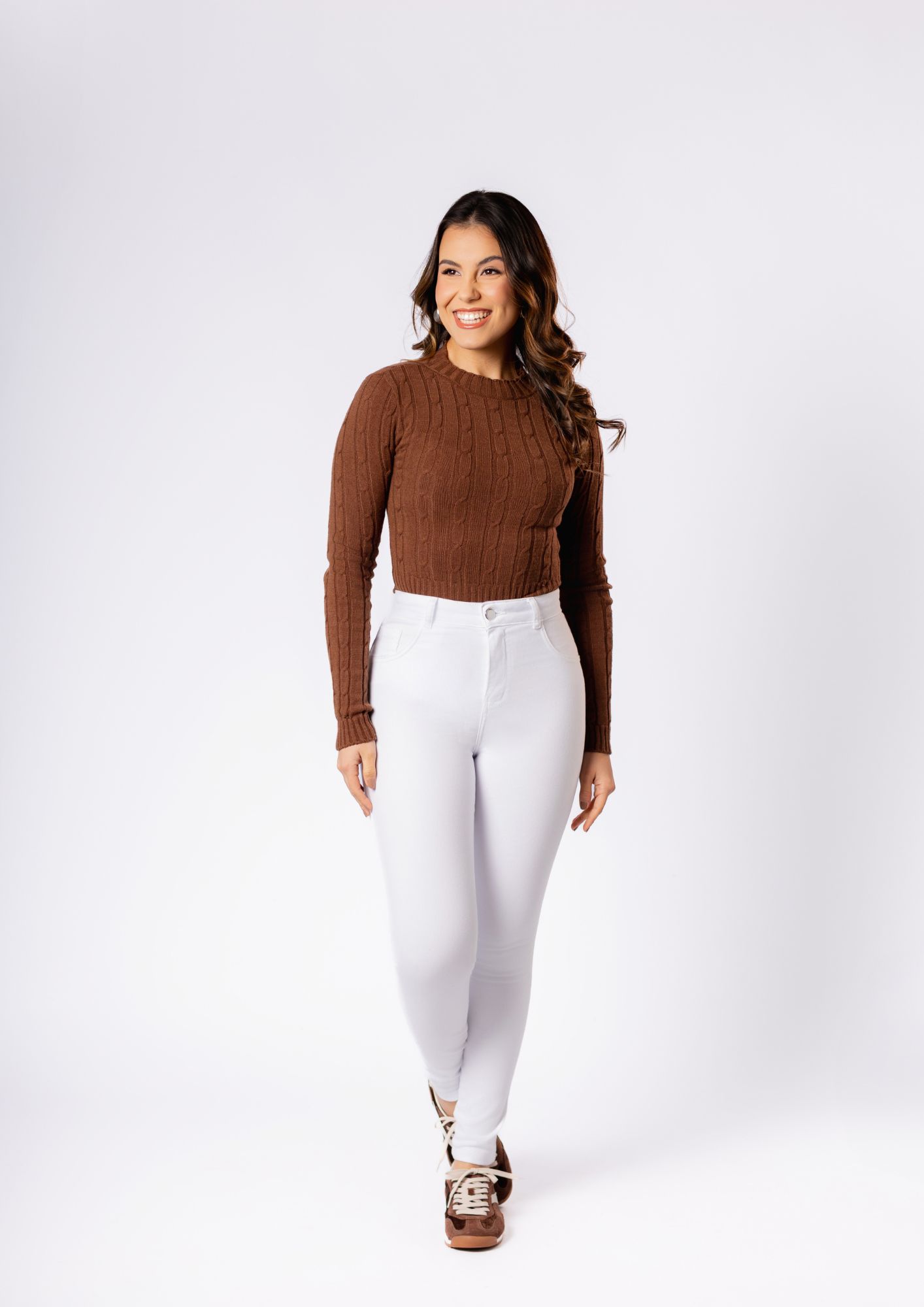 Calça Jeans Skinny Branca