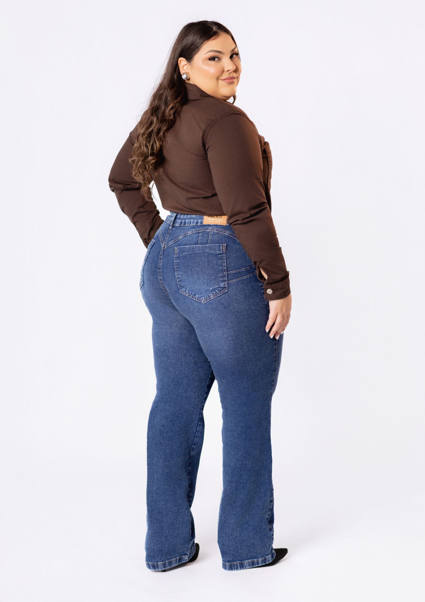 Calça Jeans Reta Cintura Alta - Imagem 2