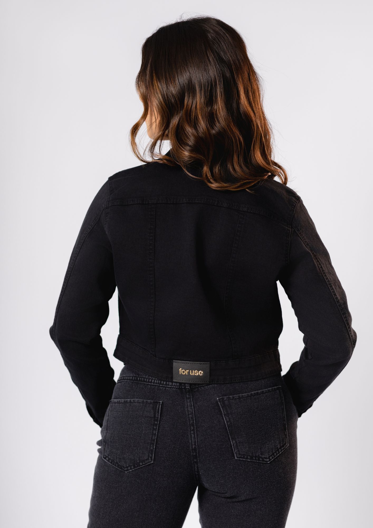 Jaqueta Jeans Feminina Cropped - Imagem 2