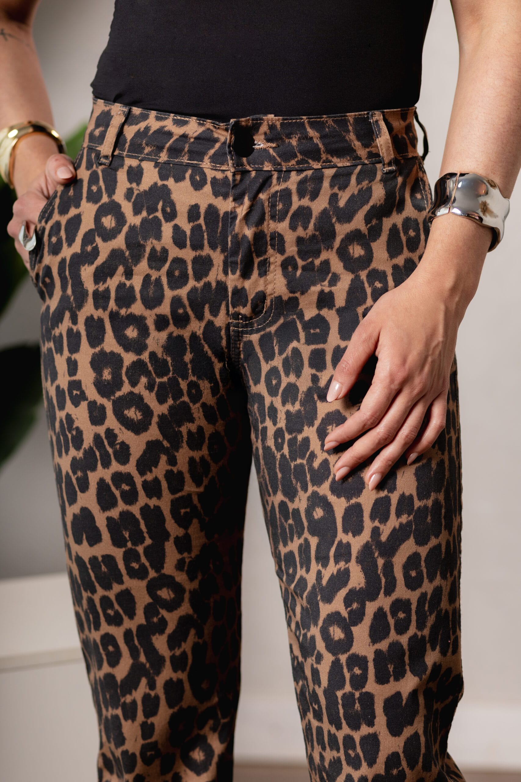 Calça Reta Animal Print - Imagem 3