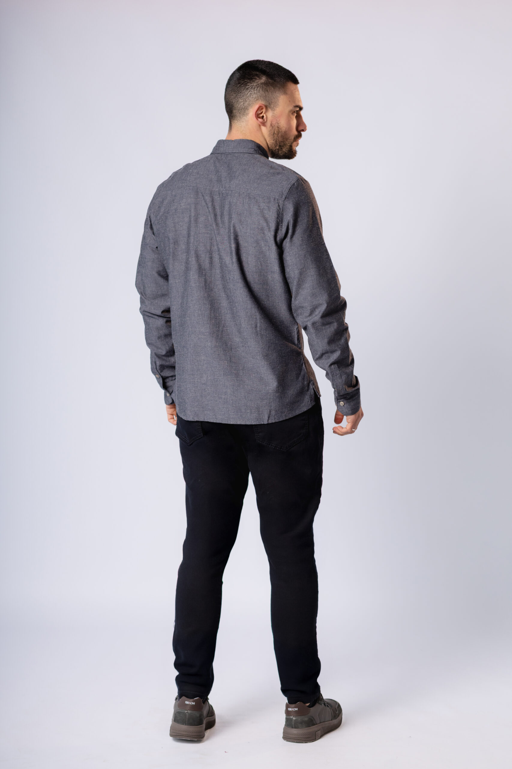 Calça Masculina sarja Preta - Imagem 3