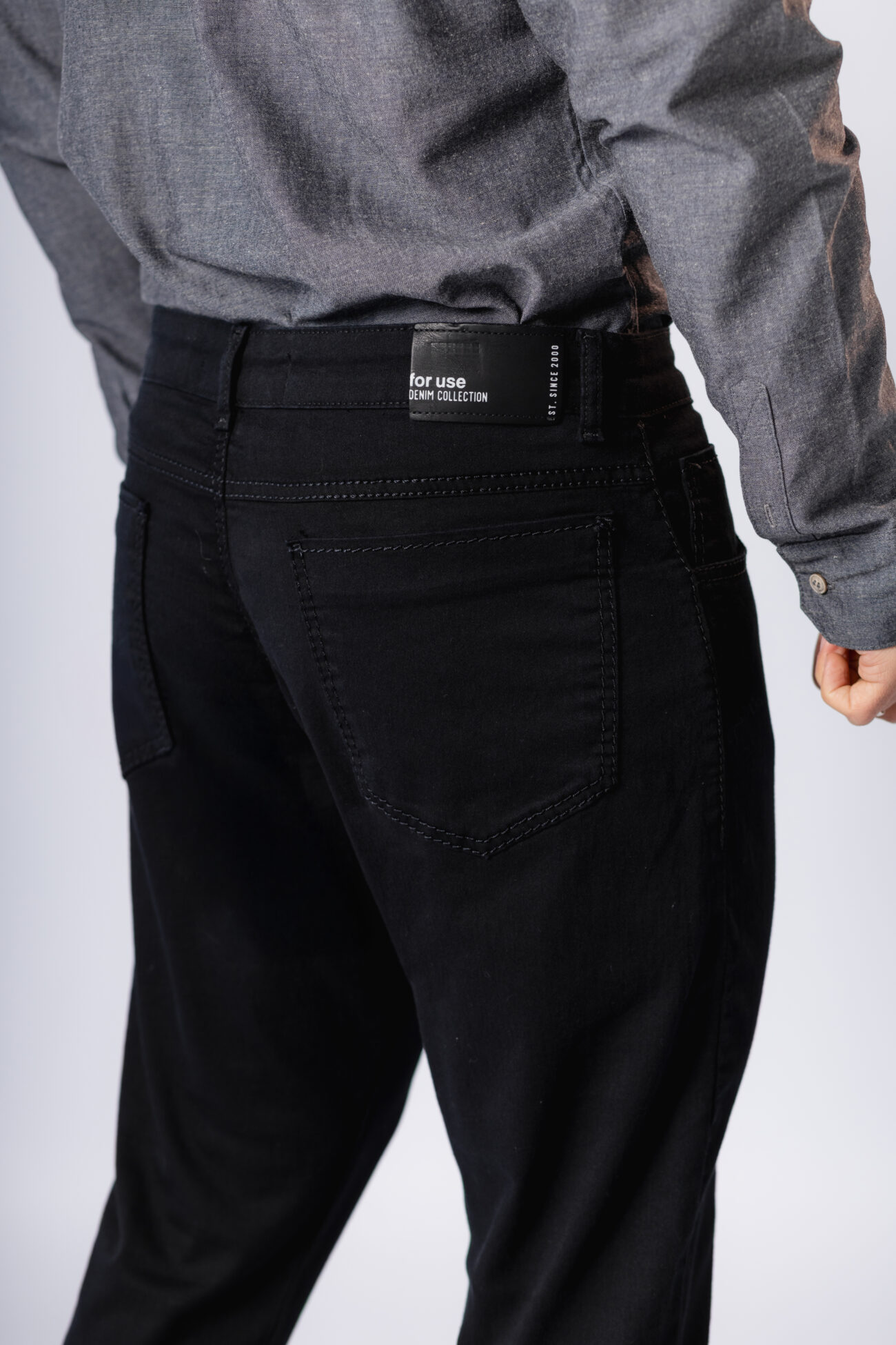 Calça Masculina  sarja Preta - Imagem 4