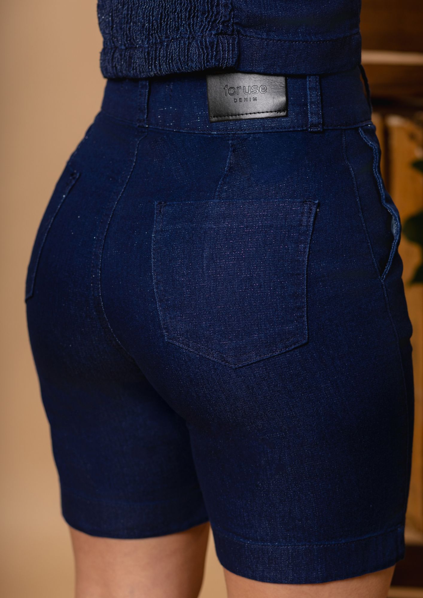 Bermuda confort Confot Azul Escura - Imagem 4