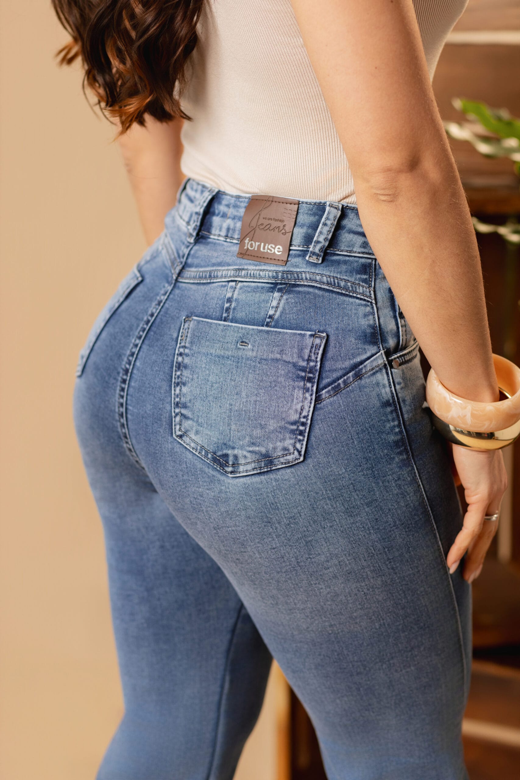 Calça Jeans Feminina Reta 360° - Imagem 4