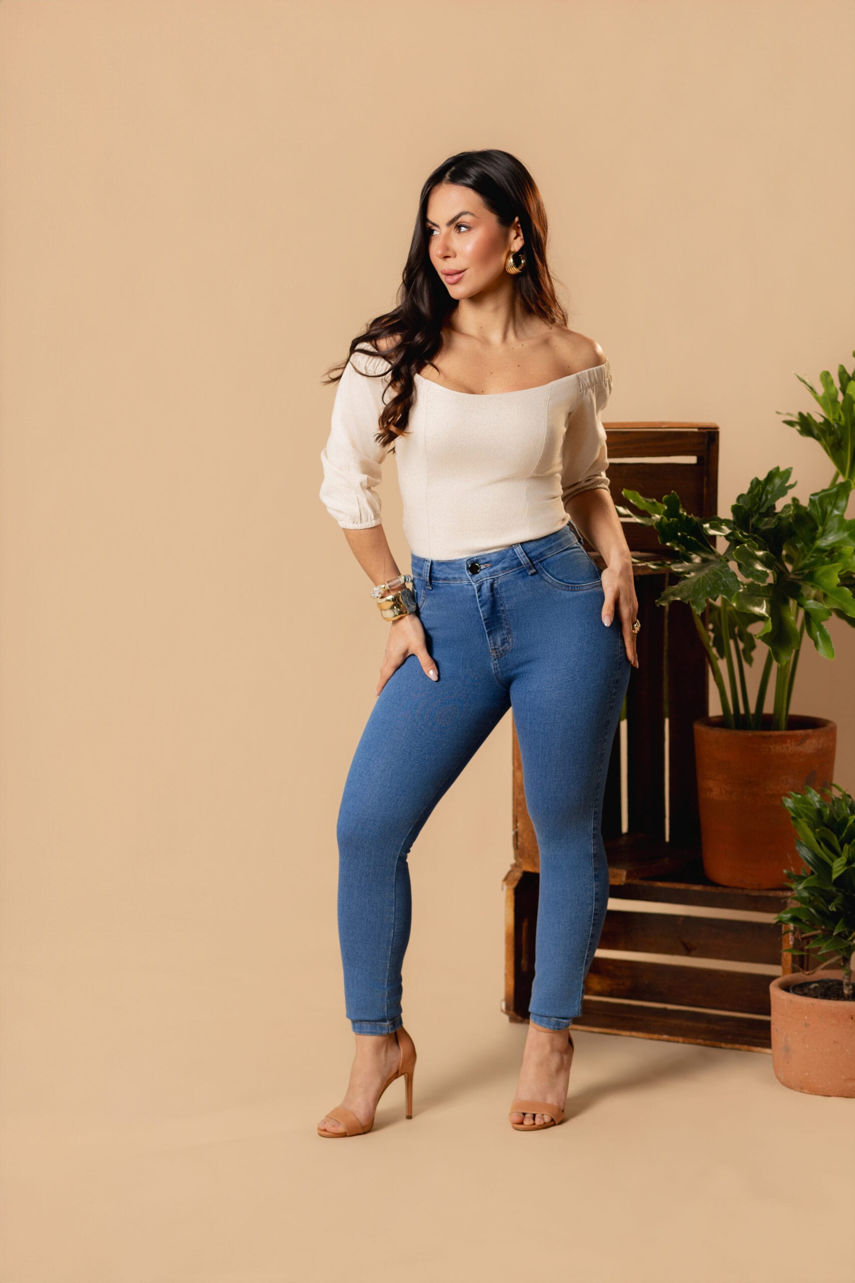 Calça Jeans Feminina Azul Claro