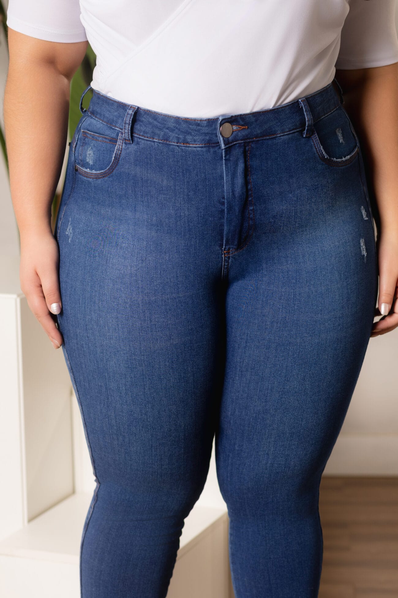 Calça Jeans Skinny Chapa Barriga 360° - Imagem 2