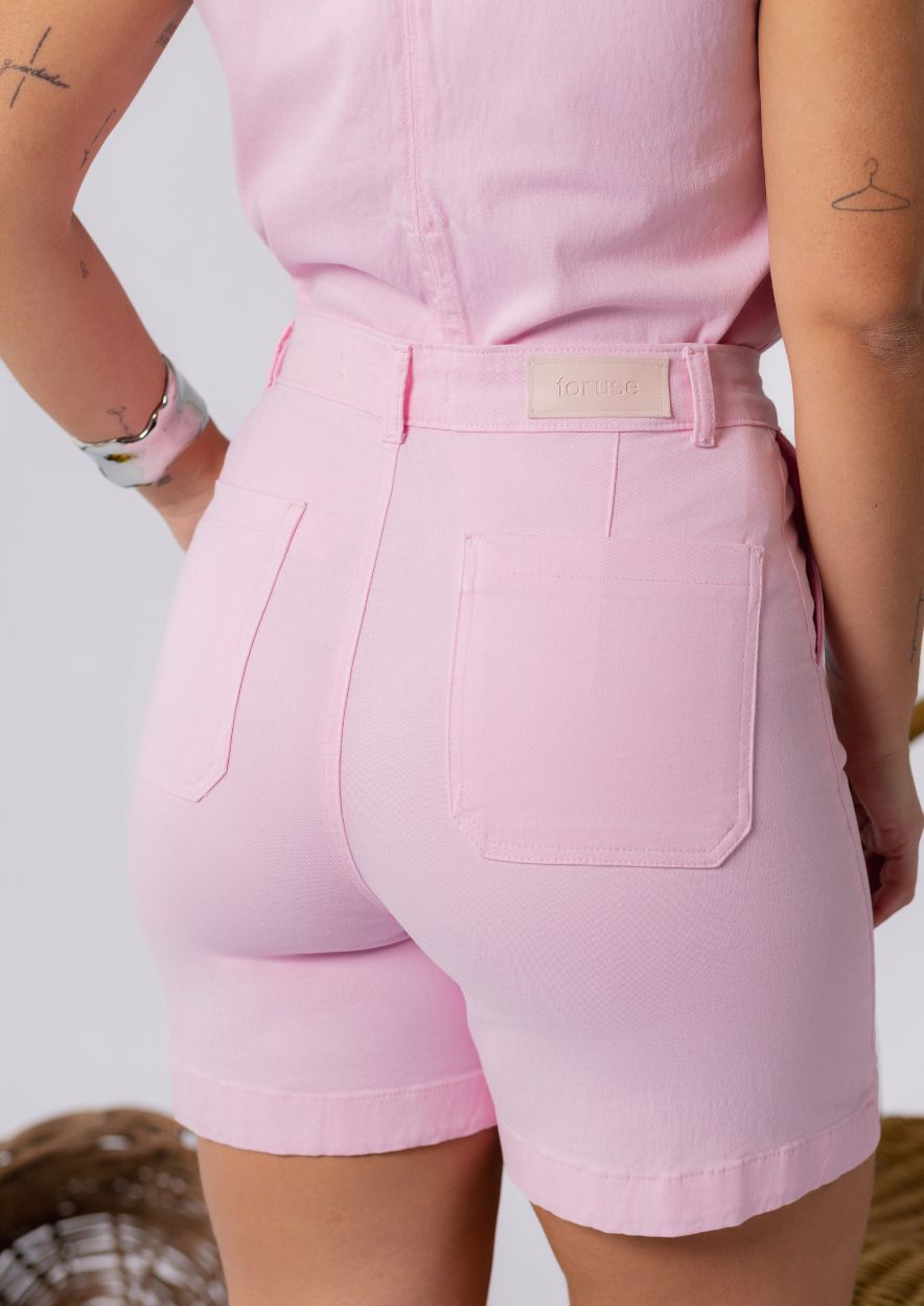 Bermuda Confort Rosa - Imagem 4