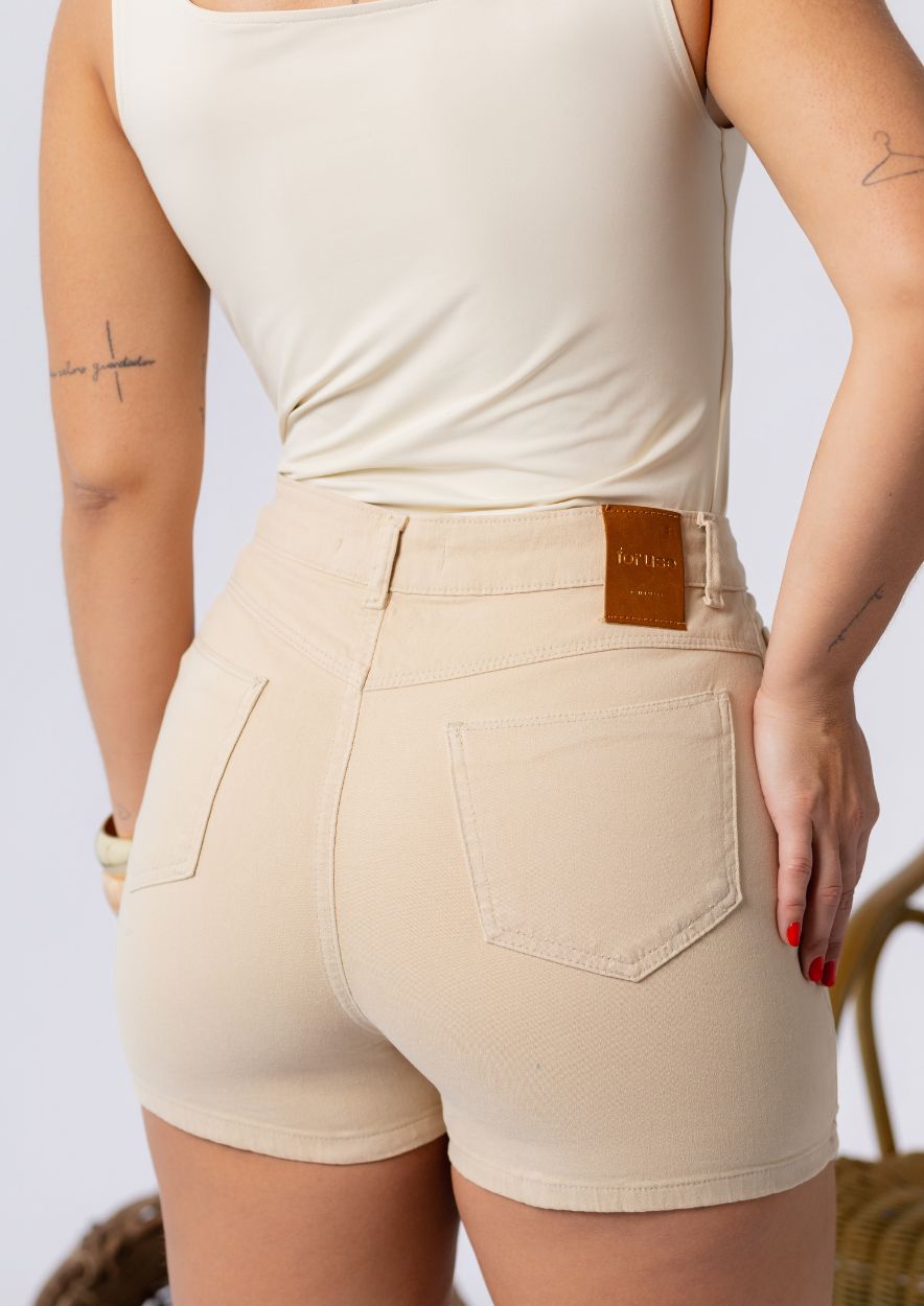 Short-Saia Jeans com Bolsos - Imagem 4