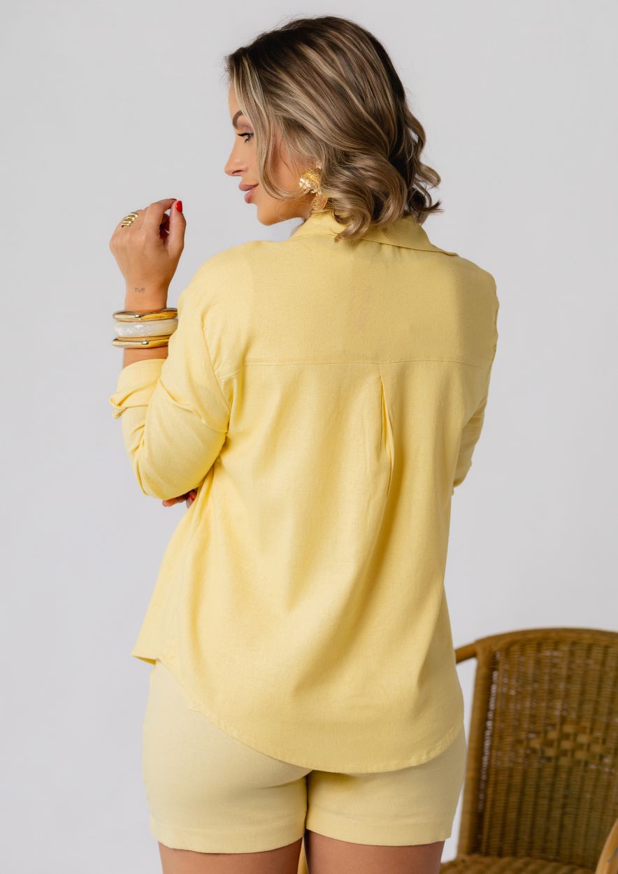 Camisa linho Feminina - Imagem 6