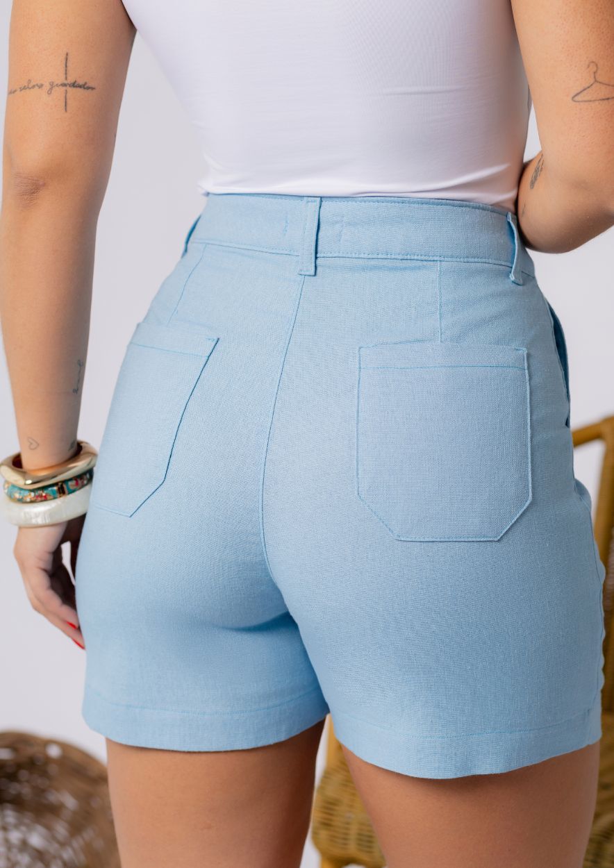 Short Alfaiataria Linho - Imagem 6