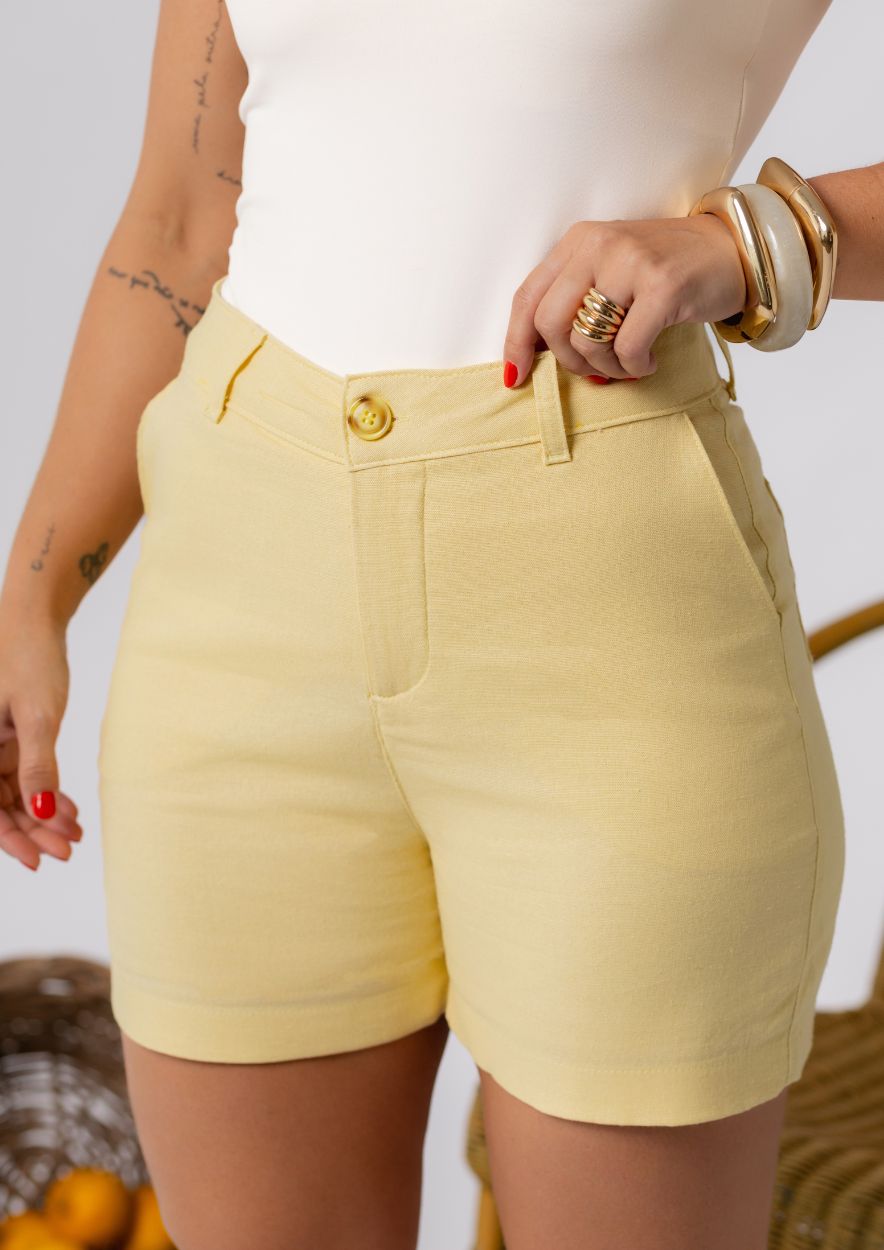 Short Alfaiataria Linho - Imagem 4