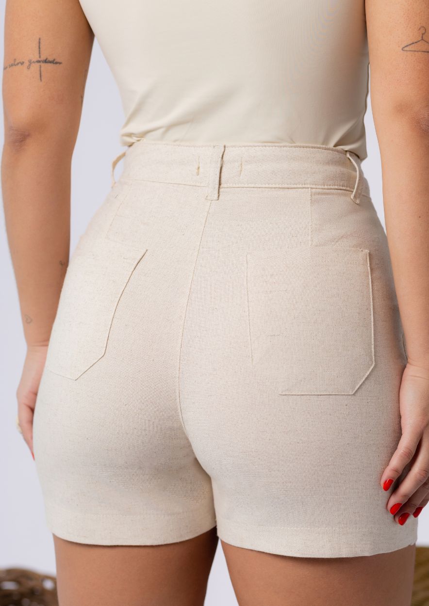 Short Alfaiataria Linho - Imagem 8