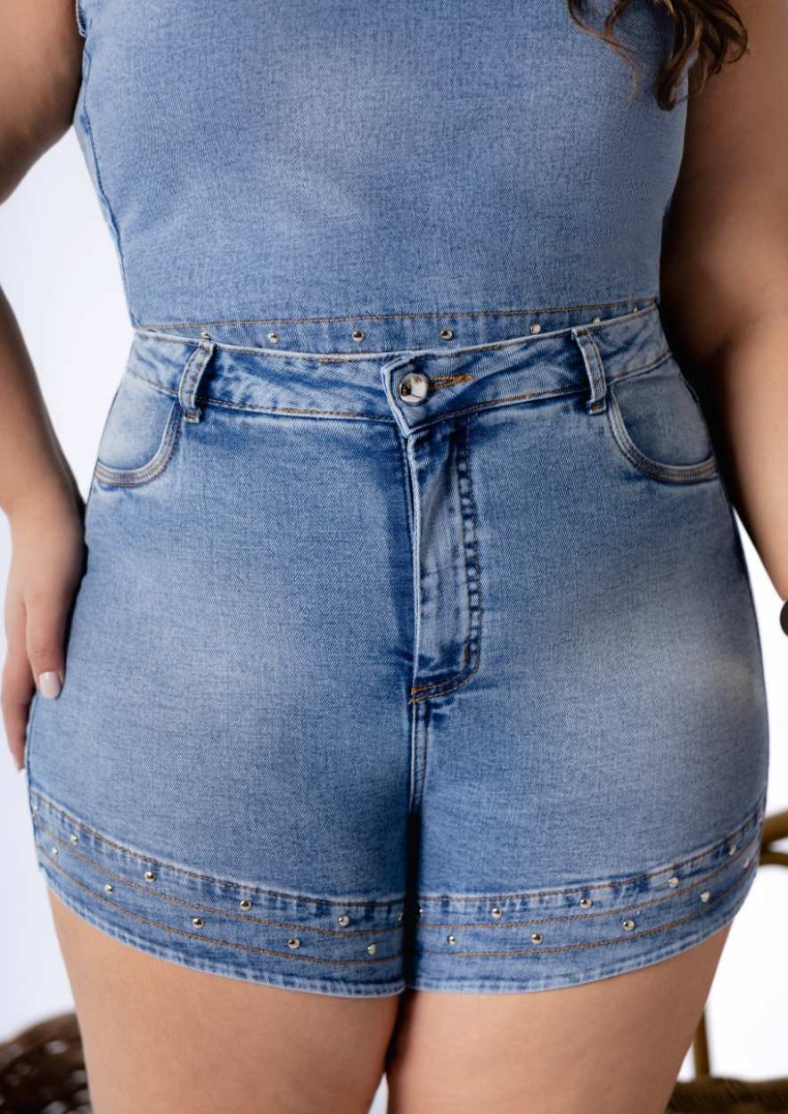 Short Boy Mom Com Detalhe na Barra - Imagem 4