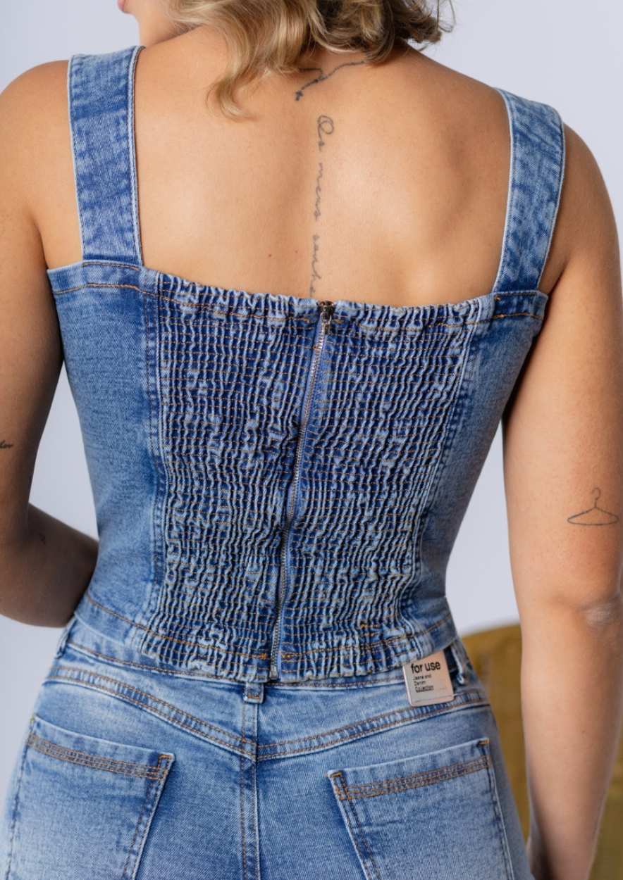 Top Cropped Com Detalhes - Imagem 2